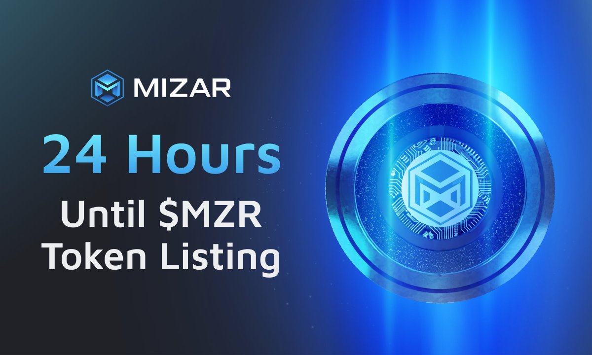 Mizar_com's tweet photo. Only 24 hours left until $MZR's TGE goes live on @Uniswap! π
Mark your calendars and get ready to dive headfirst into the world of crypto trading with us!
Learn more: https://t.co/gWZ30N2DnO
#MZRTokenLaunch #TGE https://t.co/MmCbIyczfz