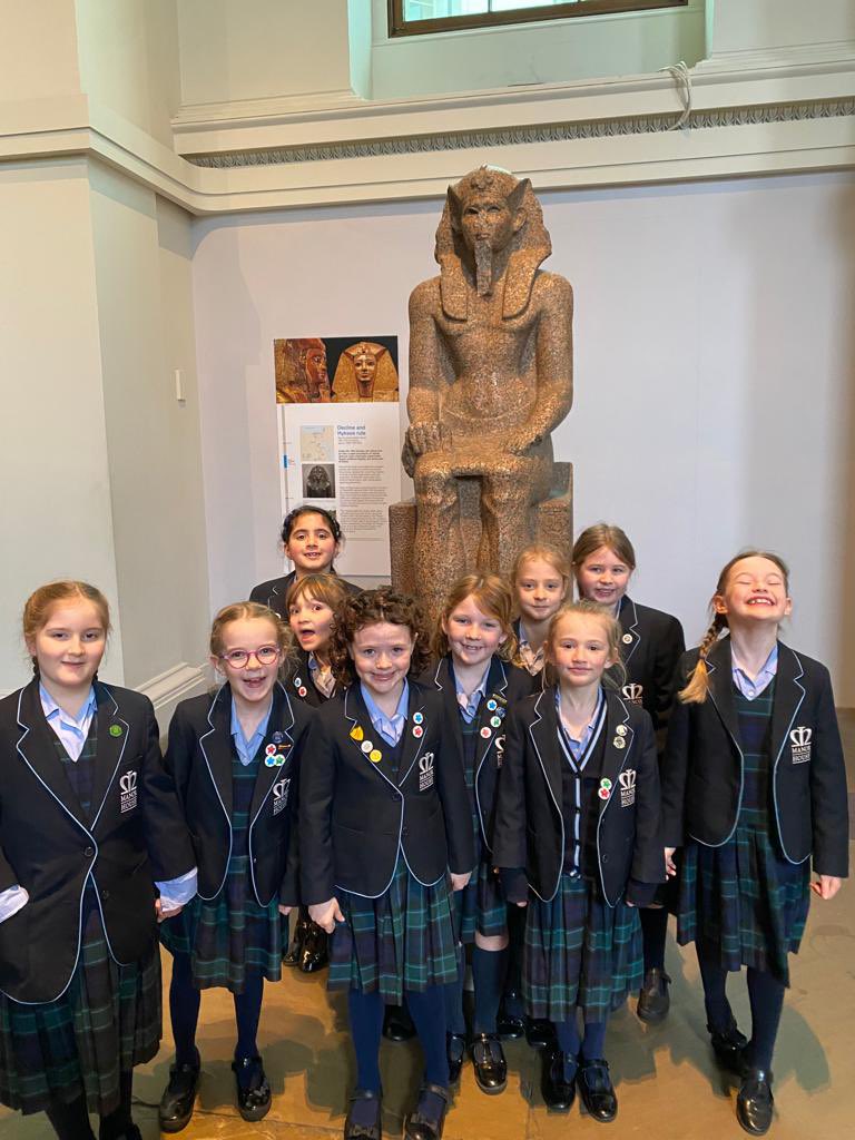 ManorHseSchool's tweet photo. On our way the incredible Ancient Egyptian artefacts caught our attention. Year 3 found these so interesting.#ALoveofLearning https://t.co/ntb0JnqbEL