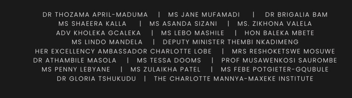 The extraordinary list of writers in
this new @CharlotteMaxeke book, #TheWomenBeforeUs . I wrote about Mam’ Nokutela Mdima-Dube.

#IWD #IWD2023 #InternationalWomensDay2023
