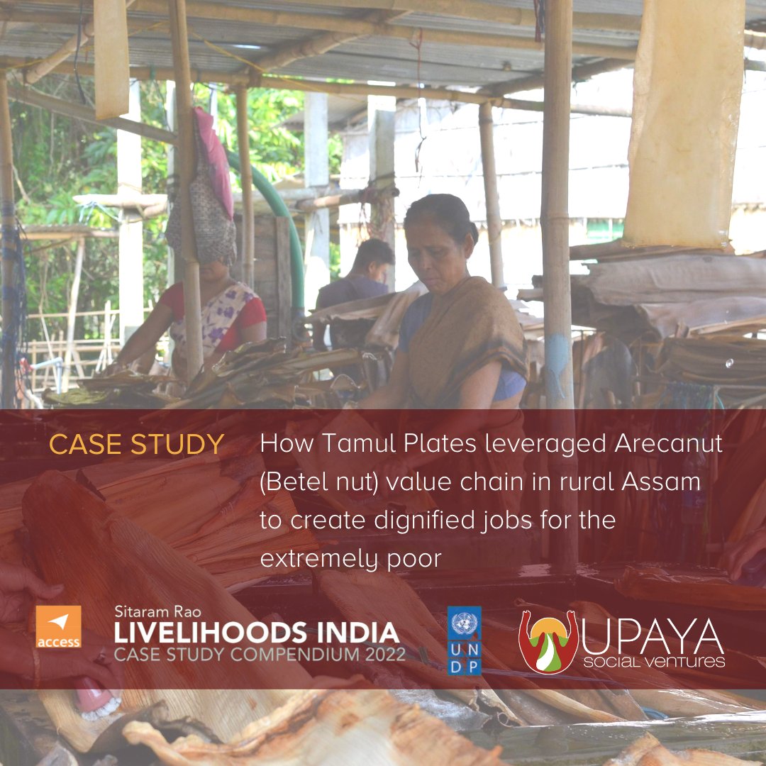 Upaya (@upayasv) on Twitter photo Our case study on <a href="/TamulPlates/">Tamul Plates</a> placed in the top 10 of the 2022 Sitrarao Ram <a href="/ACCESSDevelopm3/">ACCESS Development Services</a> Livelihoods Competition! Read it here: livelihoods-india.org/wp-content/upl… Our case study on <a href="/TamulPlates/">Tamul Plates</a> placed in the top 10 of the 2022 Sitrarao Ram <a href="/ACCESSDevelopm3/">ACCESS Development Services</a> Livelihoods Competition! Read it here: livelihoods-india.org/wp-content/upl…