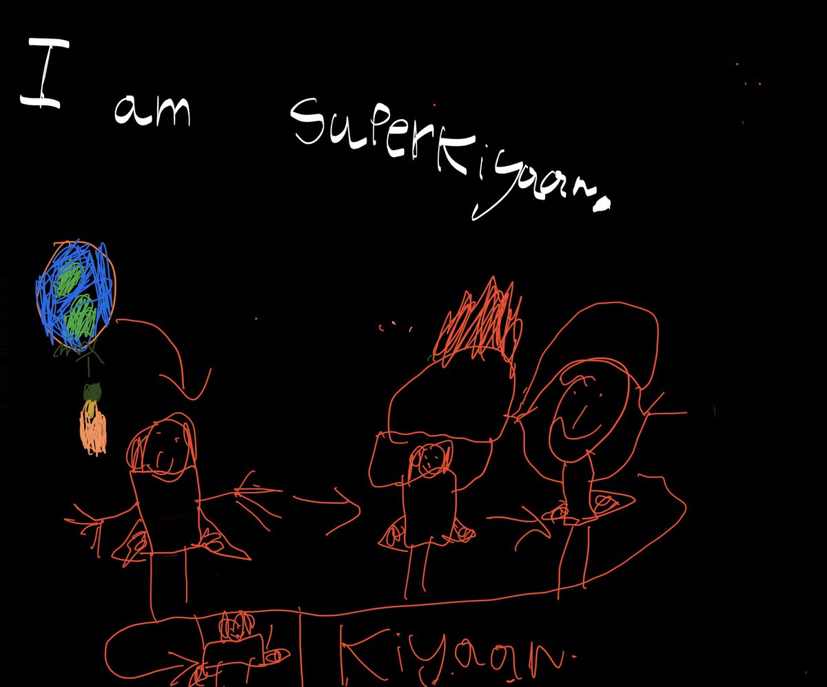 DebopriaM's tweet photo. Super-kiyaan is all here to save the Earth from an asteroid ☄️ @NurtureWwa @winston_way https://t.co/ufAf3dvicl