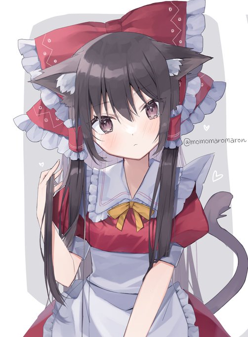 猫ロング霊夢ちゃん 