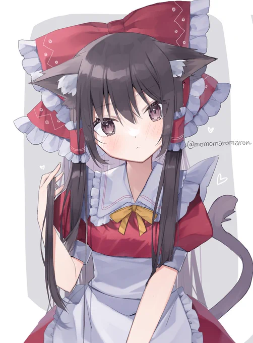 猫ロング霊夢ちゃん 