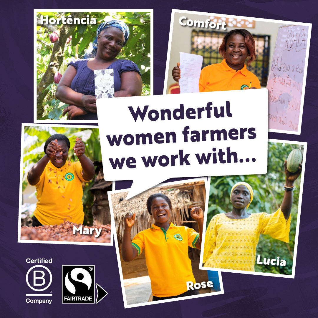 At Divine, we’re lucky we get to work with so many inspirational women. Not only are our colleagues (well, friends!) a joy to work with, we’re also extremely lucky to work with some incredible women producers. Read more here: ow.ly/Xyi050NbRTn #IWD #fairtrade #bcorp