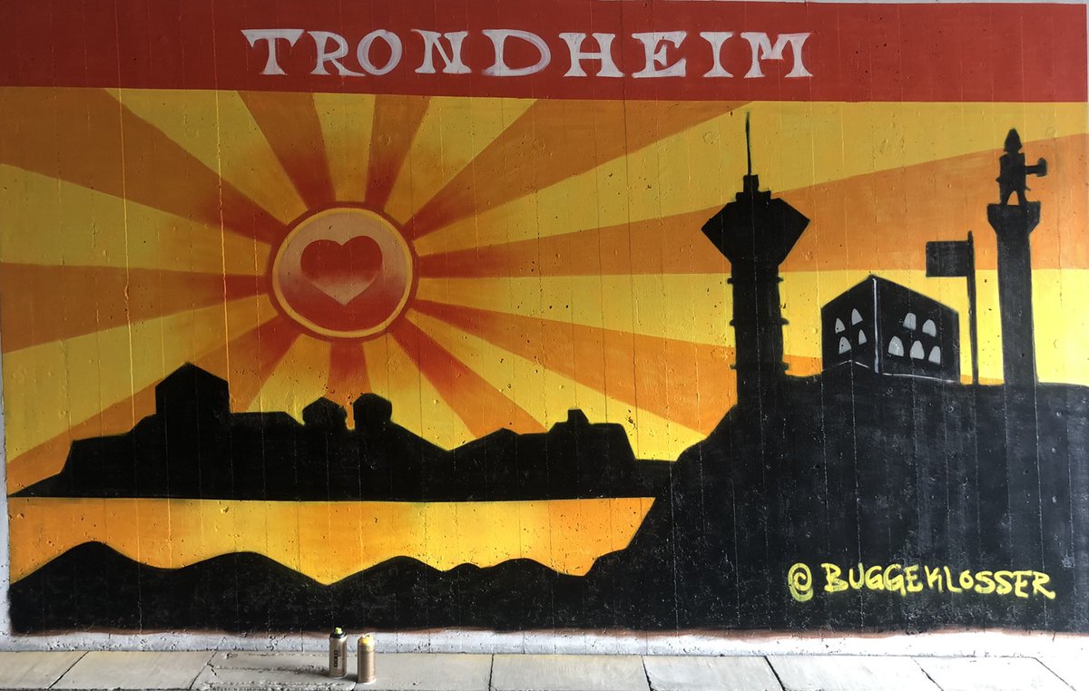 Trunderbolt's tweet photo. Aaaand there you go. #art #mural #graffiti #trondheim #sluppen #tyholt #kalvskinnet #bugge #buggeklosser #trunderbolt #TorErikBuggePedersen #buggesfiro #buggesfyro #buggesFliro #kunst #gatekunst #trondheimgraff #performanceArt #rrdyforsummer #gsm https://t.co/ghYalwe7ds