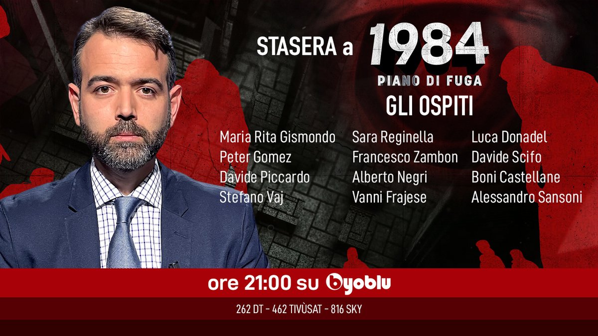 byoblu's tweet photo. Tre anni fa iniziava il lockdown e l’allora premier Giuseppe Conte chiudeva l'Italia. Tre anni di errori, orrori e follie. Li ripercorriamo insieme in questa puntata di 1984
Maria Rita Gismondo,
@petergomezblog
@sarareginella
@negrialbe
@GiovanniFrajese
Stasera dalle 21:00 https://t.co/y7pNUoYcku