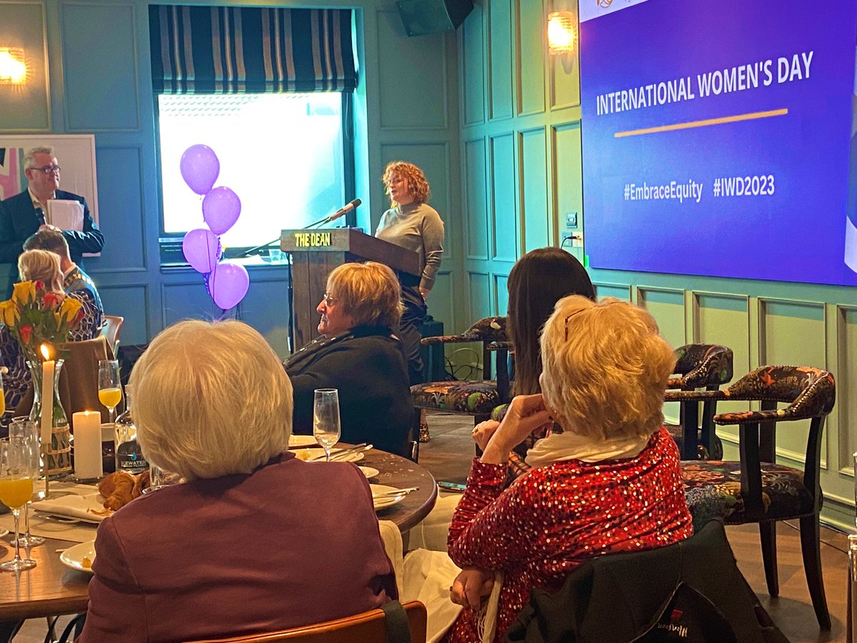 Thank you for your lovely words Tanya, and <a href="/MJConroyGroup/">MJ Conroy</a> - opening up the construction industry for women and lead sponsor of <a href="/GalwayChamber/">Galway Chamber</a> #IWD2023 brunch. #EmbraceEquality