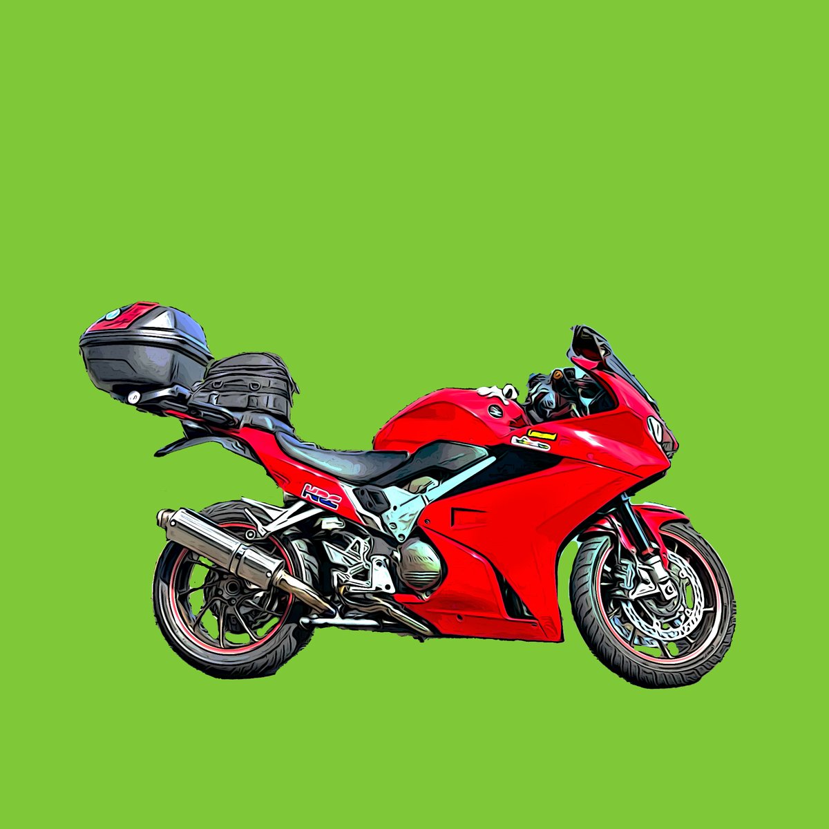 38chandesin's tweet photo. こんな感じで描いています。
#バイク乗りとして軽く自己紹介 
＃バイクには怖くて乗れない
＃でもバイク好き https://t.co/R9E97iJIuR
