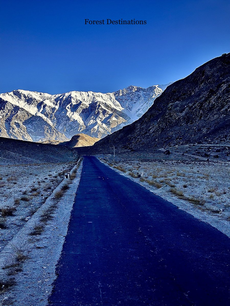 extremeforests's tweet photo. The road to Shigar Fort may be long and winding, but the views make it all worthwhile. A stunning panorama of snow-capped peaks and an adventure of a lifetime. #GilgitBaltistan #Tourism #Beautifuld #Pakistan https://t.co/0OKbAs5ryL