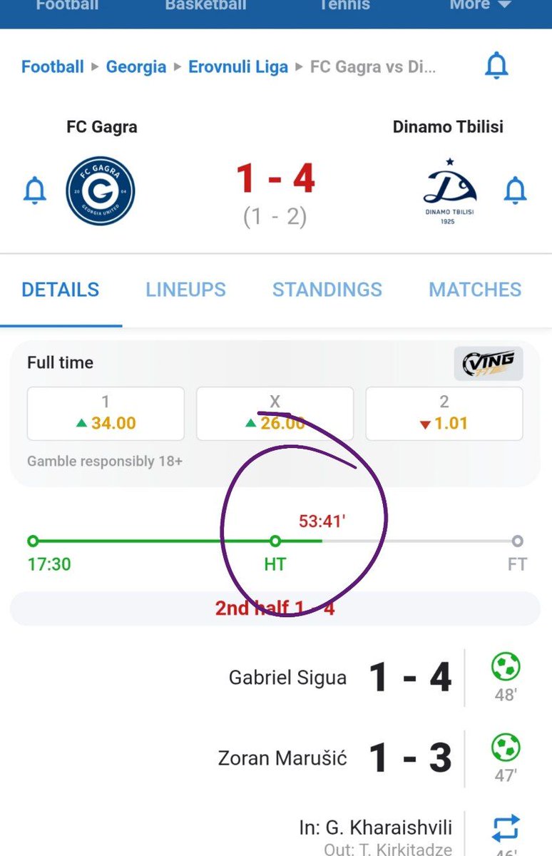 Bet2BankBXB's tweet photo. Here's an example of one of the bets our algorithm chose to bet on during our latest current testing stage of our Betting-As-A-Service Bot

●Dinamp Tbisilsi To Win●

(Bet was placed automatically by our script in the 47th minute, whilst Dinamo winning by 4 goals)

#BXB $BXB https://t.co/BXf7Z4Yumh