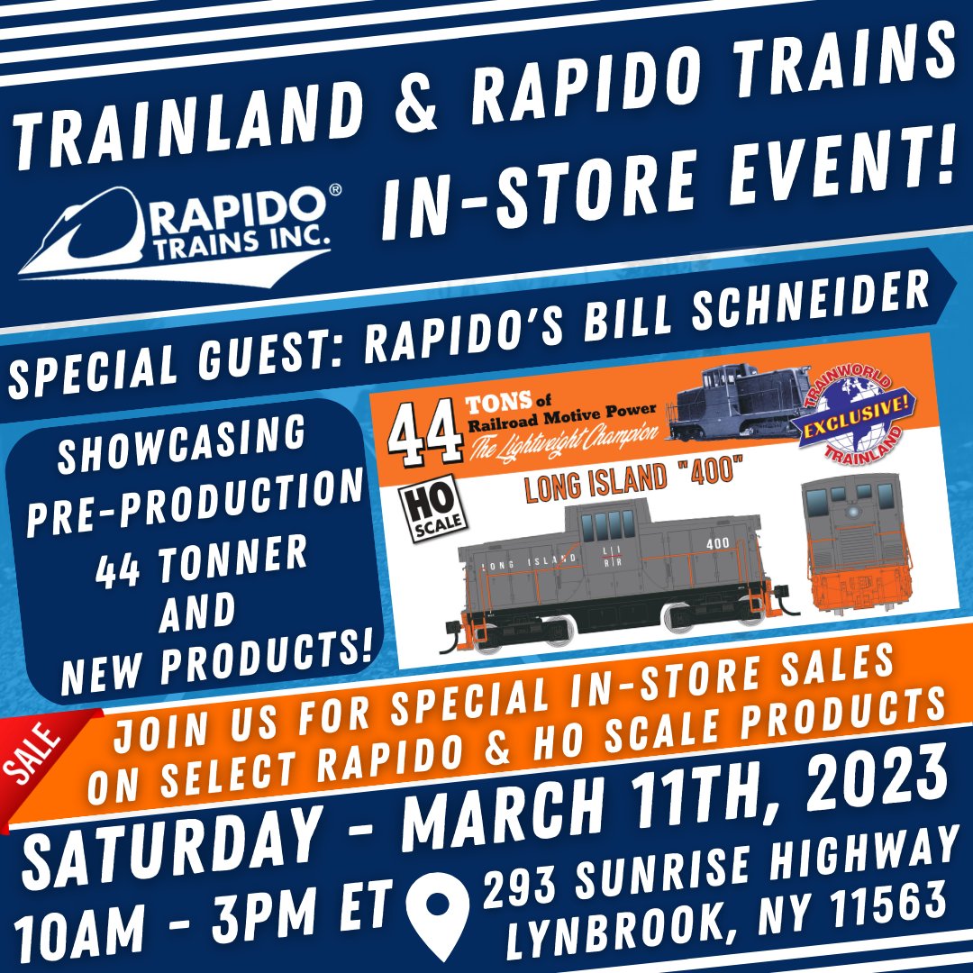 on Twitter "TOMORROW! 🥳 Come to TrainLand in Lynbrook