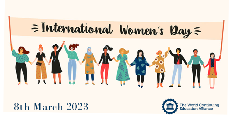 WorldCEAlliance's tweet photo. Join us in celebrating International Women's Day and let's work together to create a more equal and just world for all! #IWD2023 #DigitALL #GenderEquality #Innovation #Technology #WomenInHealthcare #WCEA https://t.co/fHhi4HXVgg