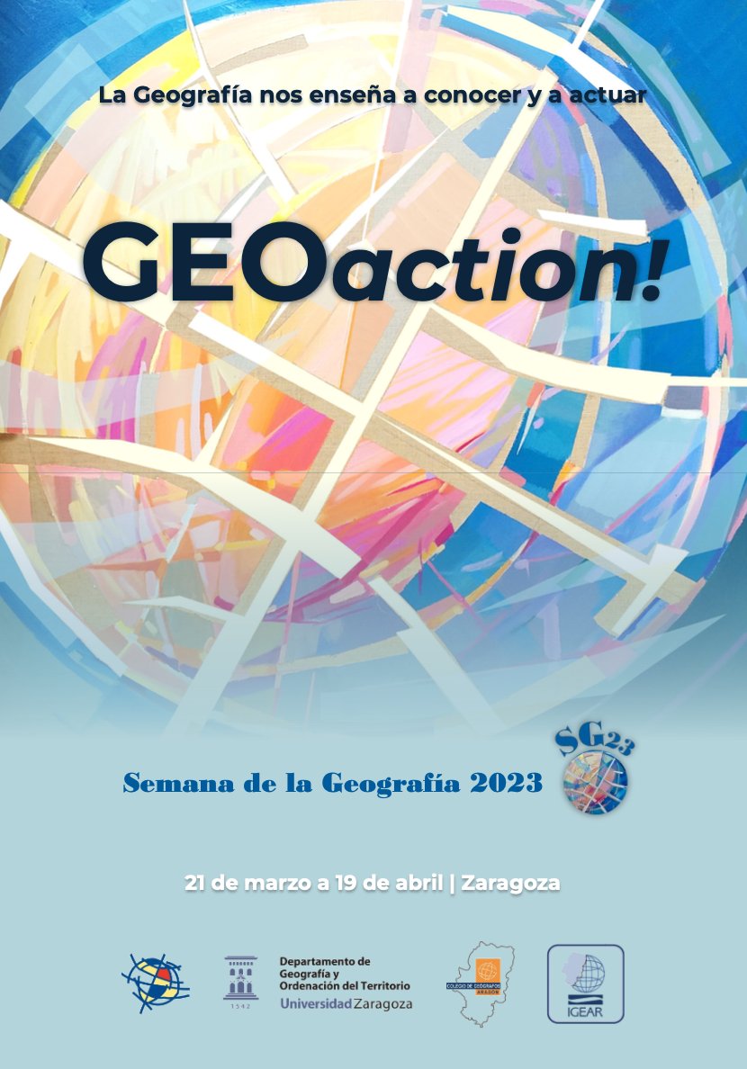 Geografia_UZ's tweet photo. ¡Vuelve la Semana de la Geografía!
Hemos preparado muchas actividades, ved aquí el programa (https://t.co/IsagAzKR22) pero os seguiremos informando. No os lo podéis perder https://t.co/nJ5ueSB0B1