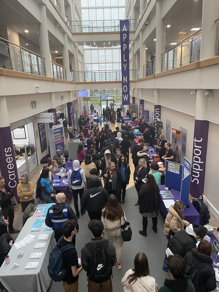 Fantastic turn out for our Careers Fair this morning, thank you all from the SDC Employability Team!