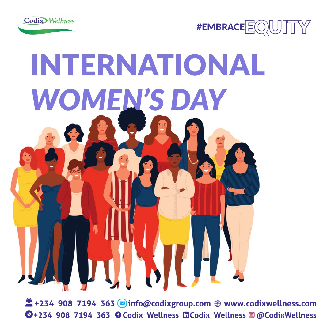 Happy international women's day

To the women who have their issues sorted out, Cheers🥂 to great success!!

To the women who are still trying to figure out their path, may you find the strength to keep pushing until you attain success!!

Codix Wellness cares ♥️

#iwd #iwd2023
