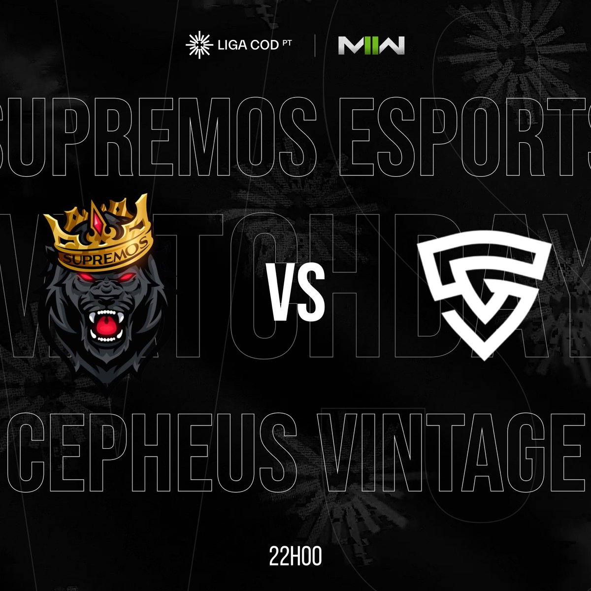 GAMEDAY | 22H00

Hoje temos os Supremos eSports contra os <a href="/CepheusGaming/">Cepheus Gaming</a> Vintage.

Quem sairá vencedor?

🎥 twitch.ligacod.pt
🕑 22H00
🎙️ @Xika_GG e <a href="/maneljmadeira/">Manuel Madeira</a>