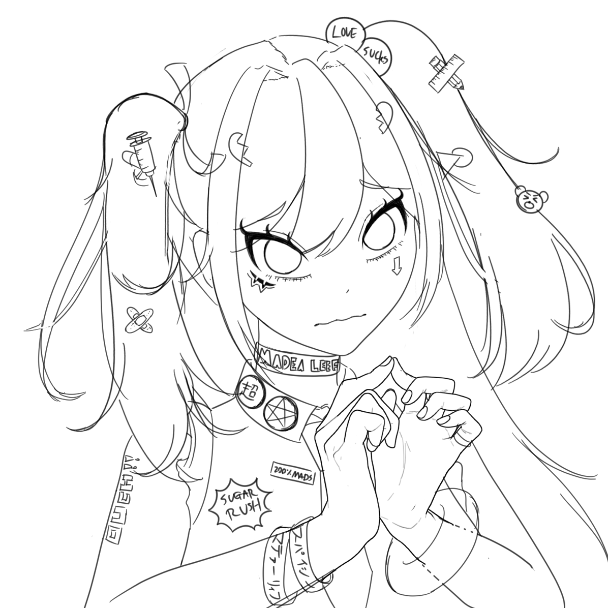 MartMartaH's tweet photo. [WIP Update #3!]

And with Red Madea, the idol Trio is complete!!
Sorry for spending so much time on these sketches, hopefully I can turn these into smth nice >< https://t.co/CFBEOt0W57
