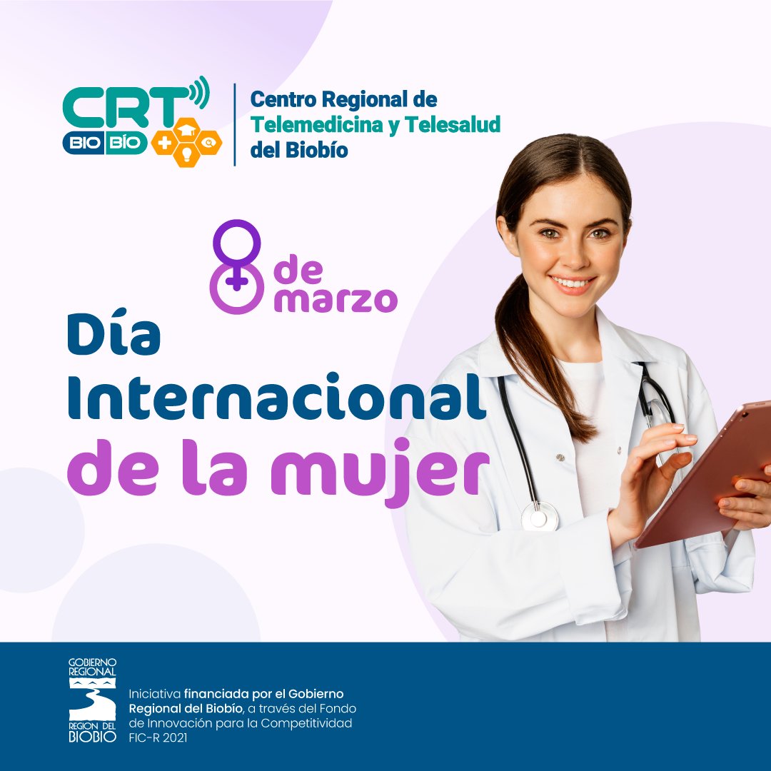 crtbiobio's tweet photo. Hoy, en la conmemoración del #DíaInternacionaldelaMujer, como CRT Biobío, enviamos un afectuoso saludo a las mujeres de nuestra comunidad, y especialmente, reconocemos a las trabajadoras de la Salud, quienes colaboran para contribuir al bienestar de las personas y sus familias. https://t.co/TQON5YO06N