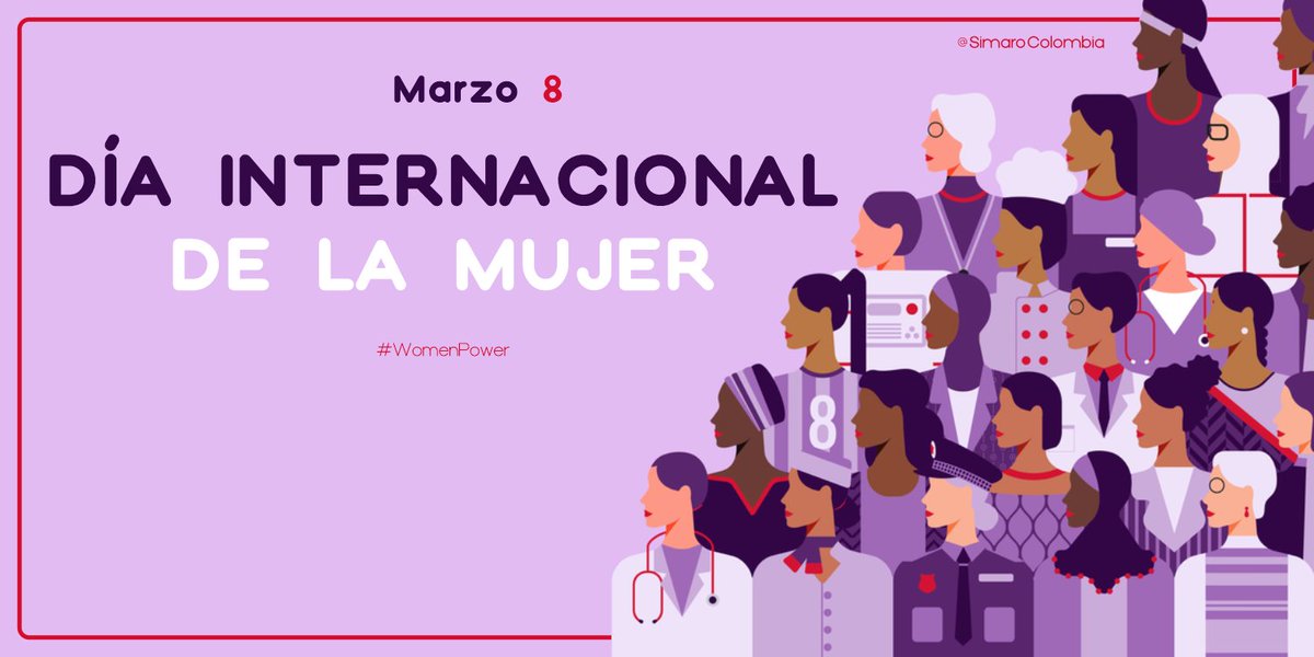 SimaroColombia's tweet photo. Desde #Simaro Les deseamos un #FelizDíaDeLaMujer #InternationalWomensDay #FelizMiércoles https://t.co/YujHZRr9wl