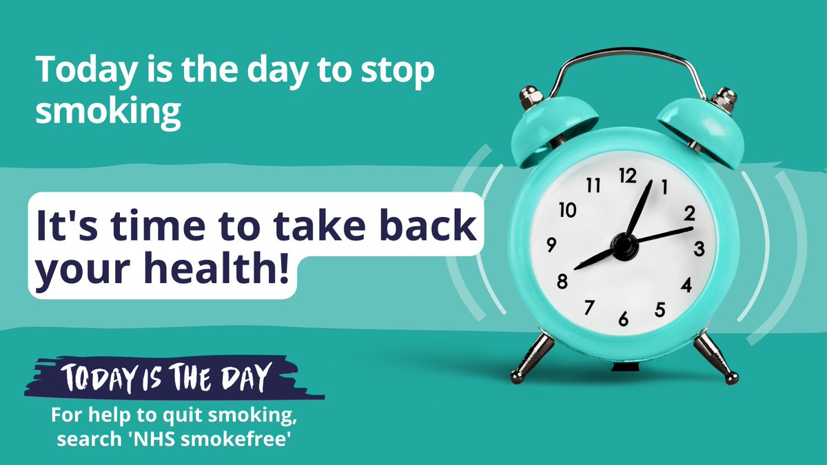 It's #NoSmokingDay today - the perfect time to quit! There are many ways to stop from nicotine replacement therapy to vaping and local support from our team. You are three times more likely to succeed in quitting with help from a trained professional than with willpower alone!