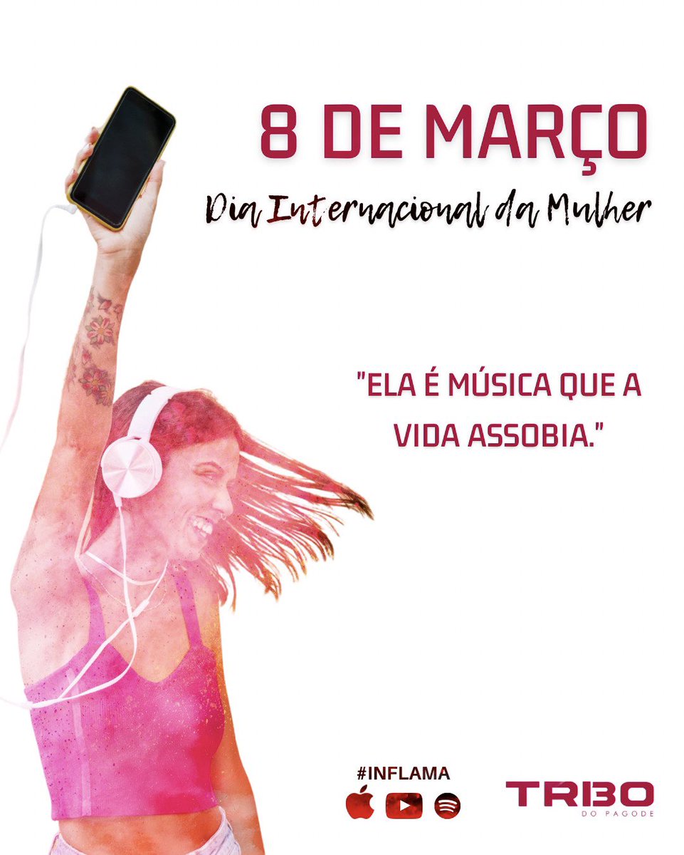 atribodopagode's tweet photo. Feliz dia da mulher para todas guerreiras que nos inspiram com a sua força e nos fazem enxergar o mundo de uma forma mais doce e bela! 🥰

Um abraço especial, com carinho, a todas aquelas que nos acompanham nessa caminhada e curtem o nosso som! 💐❤️ https://t.co/9Hh0DLx63W
