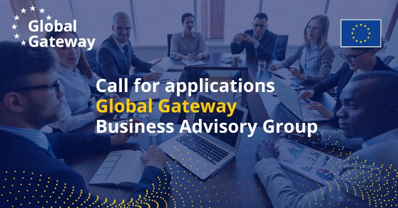 EU_Partnerships's tweet photo. 📣 Opportunity for European companies &amp; #business associations:
Join the #GlobalGateway Business Advisory Group!

🔹 Help @EU_Commission boost cooperation with the European private sector
🔹 Provide inputs on the strategic orientations of Global Gateway

Apply by 20 April ⬇️
