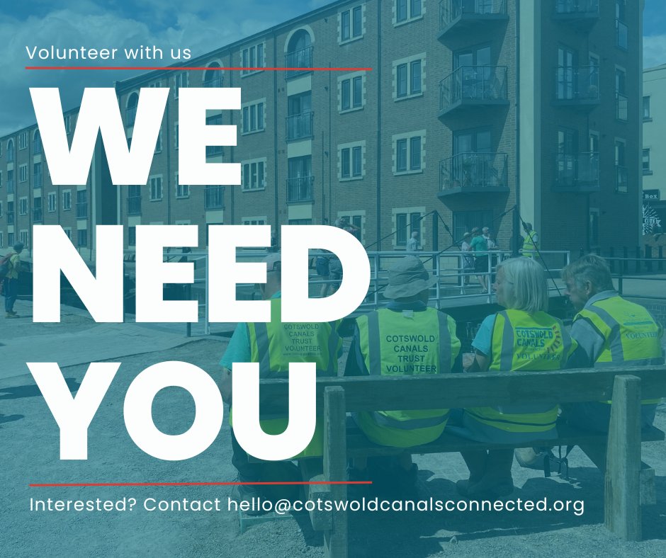 We need you - Volunteer at our Canal Spring Festival! We are looking for people to volunteer on Saturday 13 & Sunday 14 May.📅 If you have always wanted to volunteer for the canal project but not had the chance because of work commitments, now is your chance! 🤩 1/3