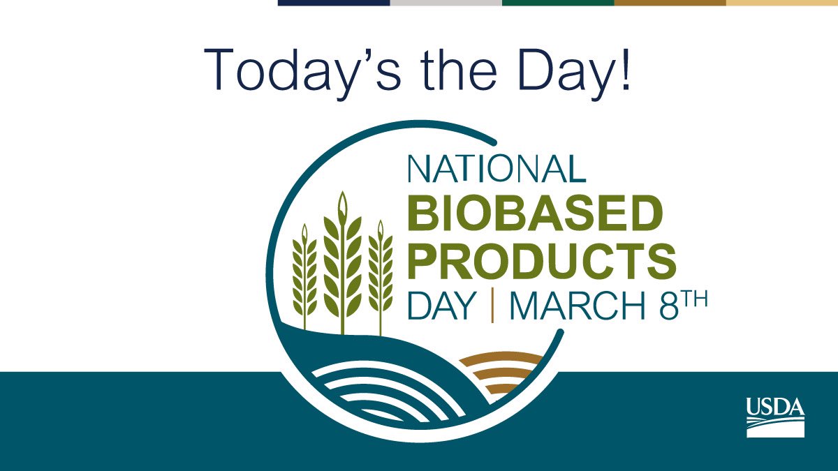 ConceptPlusllc's tweet image. Did you know it’s the very first National Biobased Products Day? We’re working with our client at USDA to encourage people to replace petroleum-based products with biobased options. biopreferred.gov/BioPreferred/ 

#BiobasedBuyIn #CommitToSwitch #celebratebiobased #biobasedproductsday
