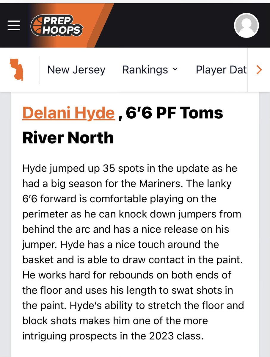 Thank you <a href="/PrepHoops_NJ/">Prep Hoops New Jersey</a>