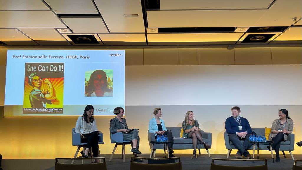 Had the honour of sharing the stage with three role models in spinal surgery last week - Stephanie Da Paz Emmanuelle Ferrero and Shreya Srinivas - at the Diversity and Inclusion session of the Stryker Spine European Sales Meeting. #diversityandinclusion #IWD2023 #stryker #spine
