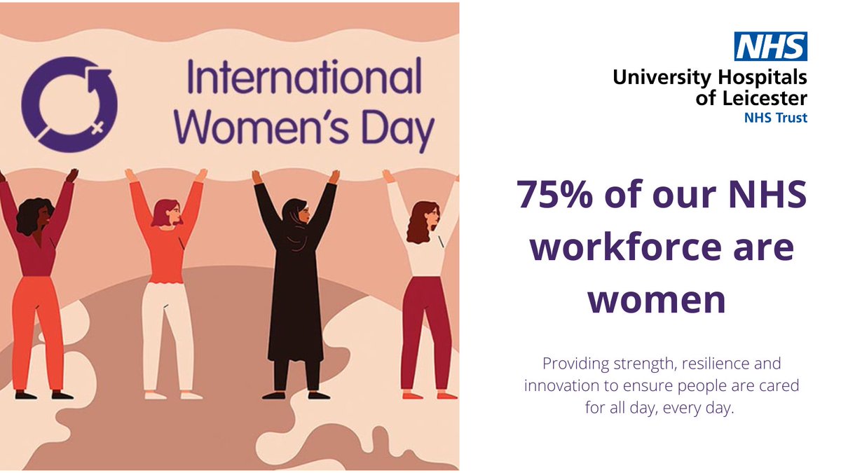 That day of the year where we reflect on the fact that 75% of the NHS workforce is made up of women #IWD23 #UHLWomen