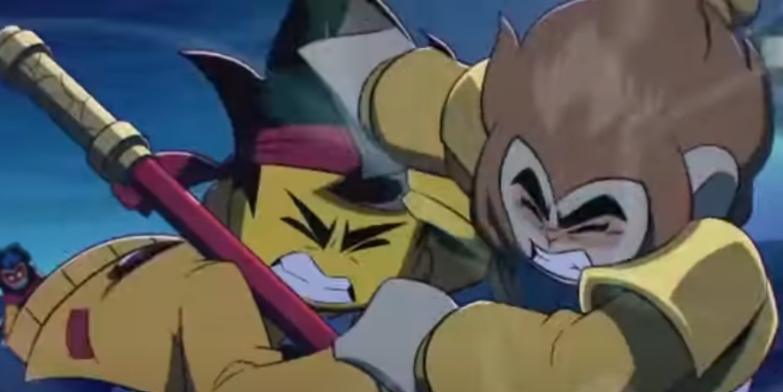 OKicking's tweet photo. @StragicT @AccLmk BRO THIS FREAKIN SCENE
when lady bone demon starts talking mk is behind monkey king NO WAY WU KONG DIDNT PUT MK BEHIND HIM
ARM SHIELDDD https://t.co/CP3FDGmXvB