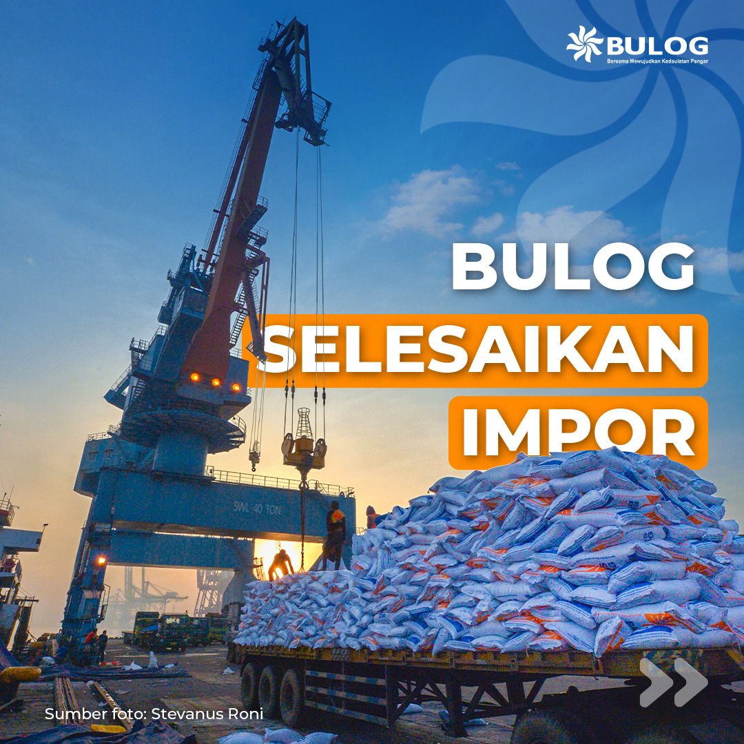 bumntangerang3's tweet photo. Perum BULOG berhasil menyelesaikan penugasan importasi Cadangan Beras Pemerintah (CBP) sesuai dengan ketentuan waktu yang diberikan.

@perum.bulog
#BerasBULOG
#BULOG
#BersamaWujudkanKedaulatanPangan https://t.co/YCyfAPMcpt