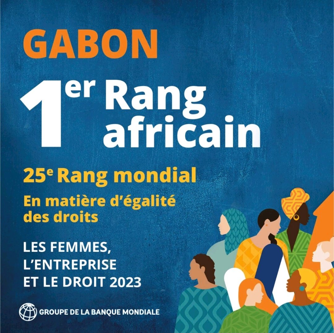 Congratulations Gabon! 
A great achievement thanks to a strong vision, high-level commitment, and consistent drive to achieve #genderequality. Today is a good day to celebrate  #InternationalWomensDay 🎉 #GabonEgalite #gender #humanrights