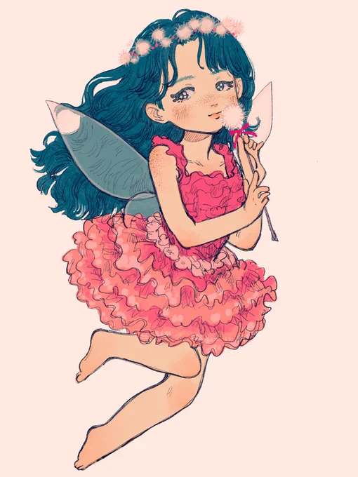 以前描いてた絵の子たちです 