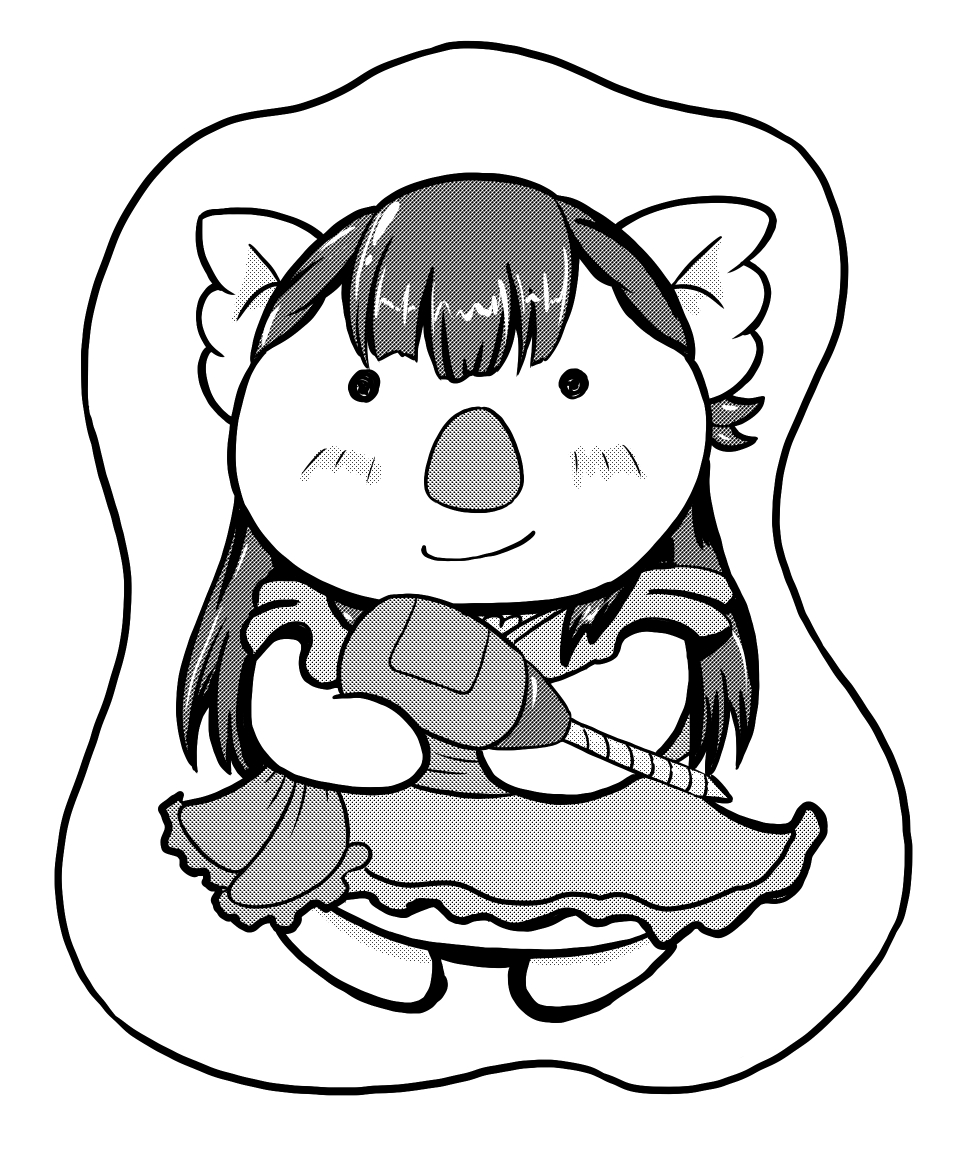 「#作画カロリーの低い作品を上げようぜ 低カロリーさあやちゃん 」|ブラフ丸のイラスト