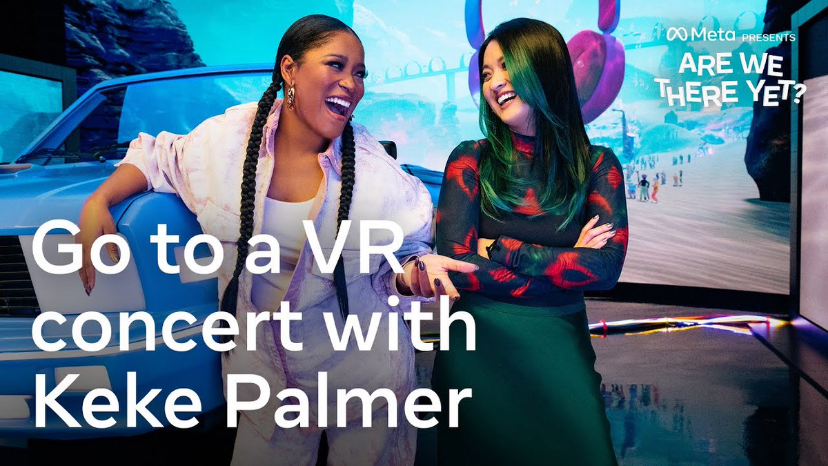 Meta8767Meta's tweet photo. Keke Palmer and VR Concert Creator Explore Virtual Concerts | “Are We There Yet?”
#InternationalWomensDay https://t.co/cifoPt5Wck