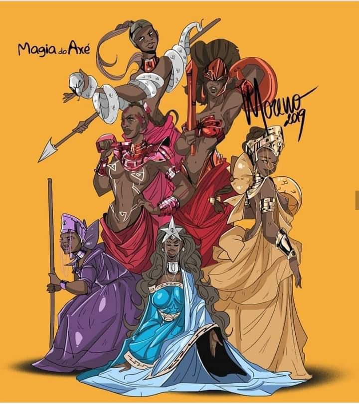 feliz dia internacional da mulher ❤️
representada pelas orixás femininas!