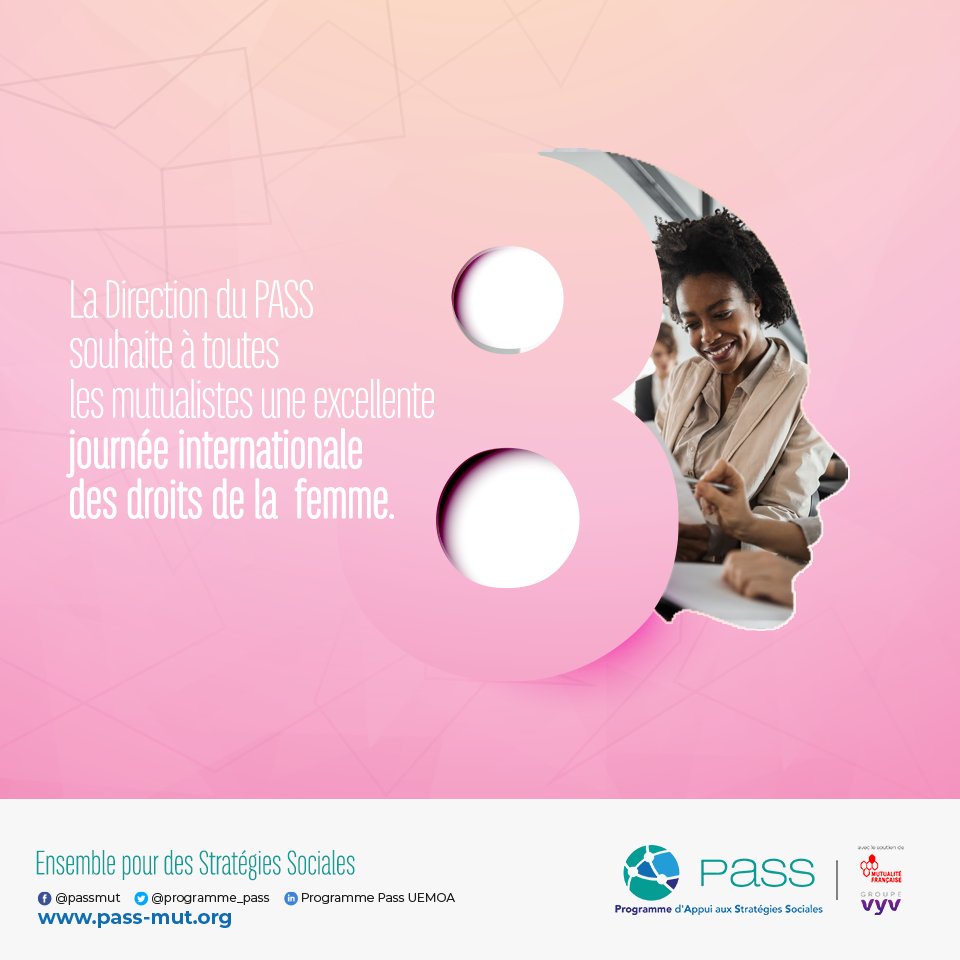 programme_pass's tweet photo. Chères #Femmes,
Soyez toujours Femme et soyez #fières de l'être....FEMME.
@DomimutJoseph @FDBaereMF @ReichertSibylle #rokhayabadiane @toutes merci pour votre implication dans l'organisation de la JIFM 2023 à Saly au Sénégal 🇸🇳.
Vive la #JIFM 2024!!! https://t.co/xzeSVMzIC2