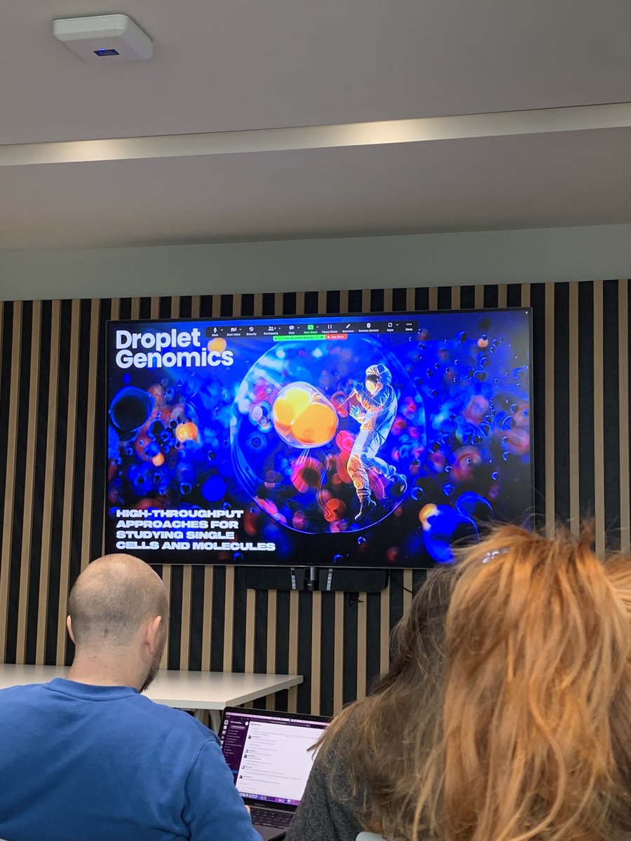 ModestaBlue's tweet image. Lithuanian company Droplet Genomics presented their technology at @imperialcollege yesterday. A very promising single cell microfluidics company! #singlecell #dropletgenomics