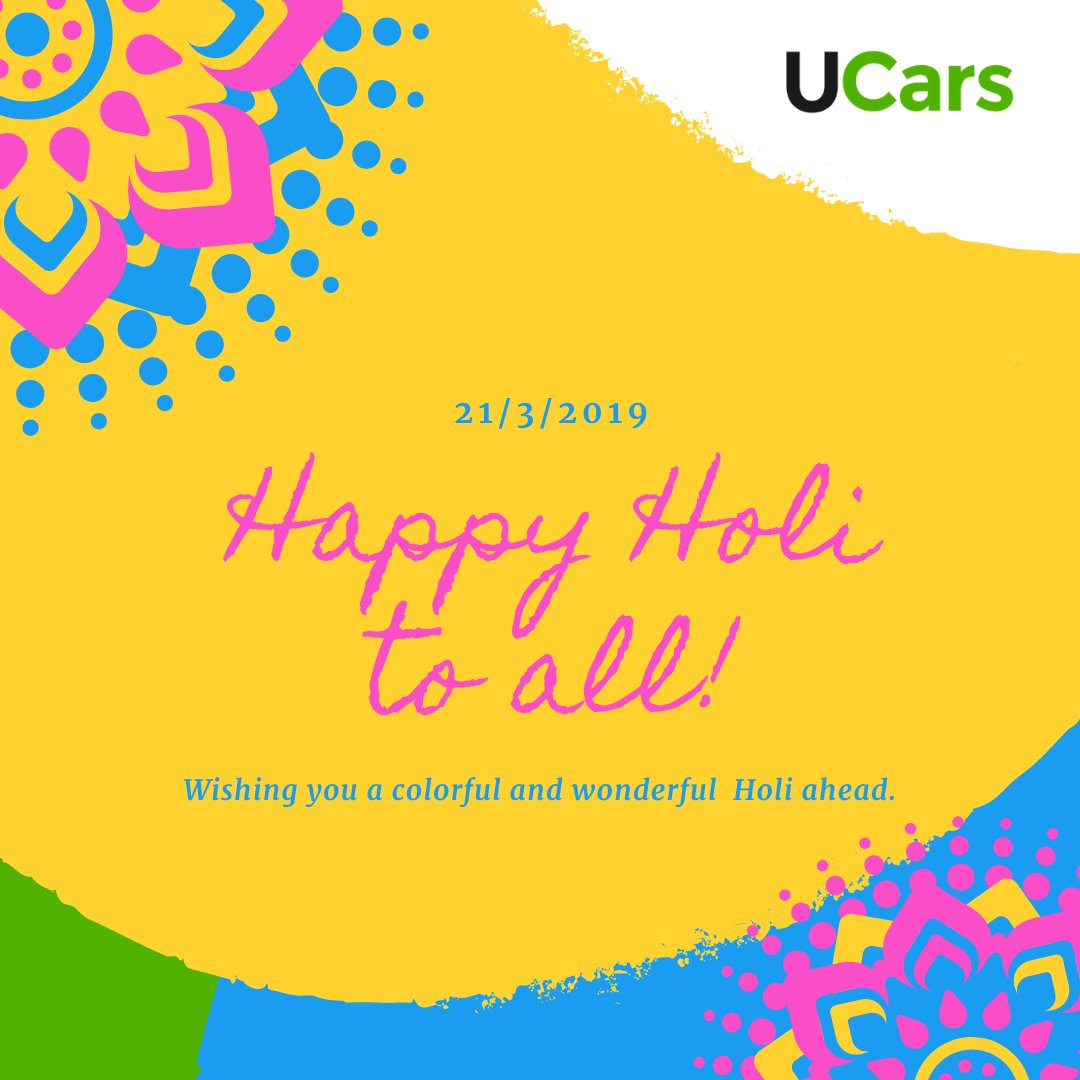 DriveUCars's tweet image. Happy Holi!
#ucars #happyfestival #springbreak #HappyHoli #colours