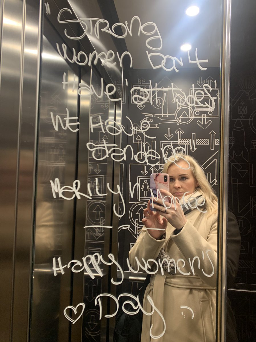 Saw this in the lift enroute to give my talk at #Futurebuild2023 today. “Strong women don’t have attitudes, we have standards”- Marilyn Monroe. Happy #InternationalWomensDay2023 to all my strong women friends, colleagues and role models  #EmbraceEquity