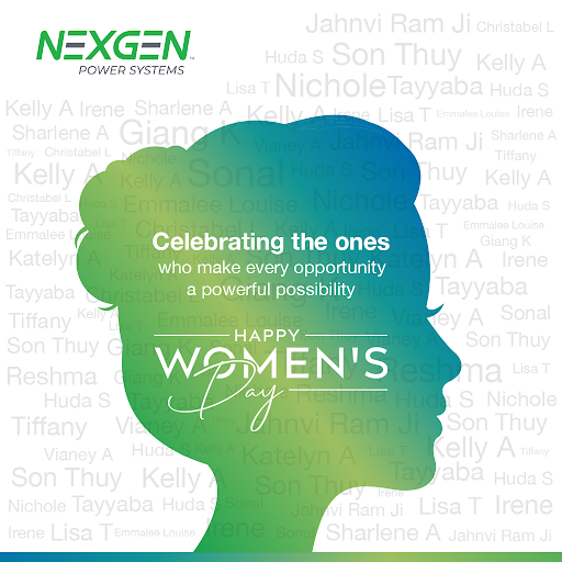 NexgenPower's tweet photo. To the ones who truly empower us, from all of us at NexGen, Happy Women’s Day! 
 
#HappyWomenDay #WomenEmpowerment #EmbraceEquity https://t.co/s3LODCPcHR