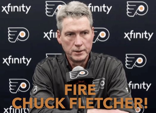 RealJSchmo's tweet photo. @NBCSPhilly @JHallNBCS This is what the Flyers have become with players like Deangelo, Deslauriers and Lemieux. They aren’t a hockey team anymore they are a clown show. #FireFletcher #ComcastSelltheTeam https://t.co/M326SzH8T0