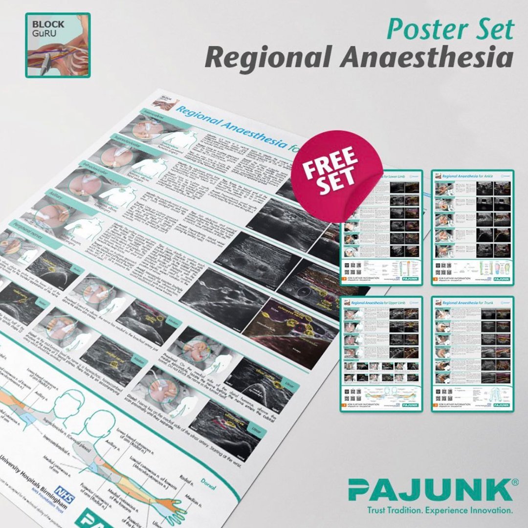 PajunkUK's tweet photo. We have created these BLOCK GuRU posters in co-operation with University Hospital of Birmingham for you. Order now for free by contacting info@pajunk.co.uk
@raguruapp 
#pajunk #pajunkeducation #reliablepartner #regionalanaesthesia #painmanagement #education #raguru #nerveblocks https://t.co/e5QygTibHx