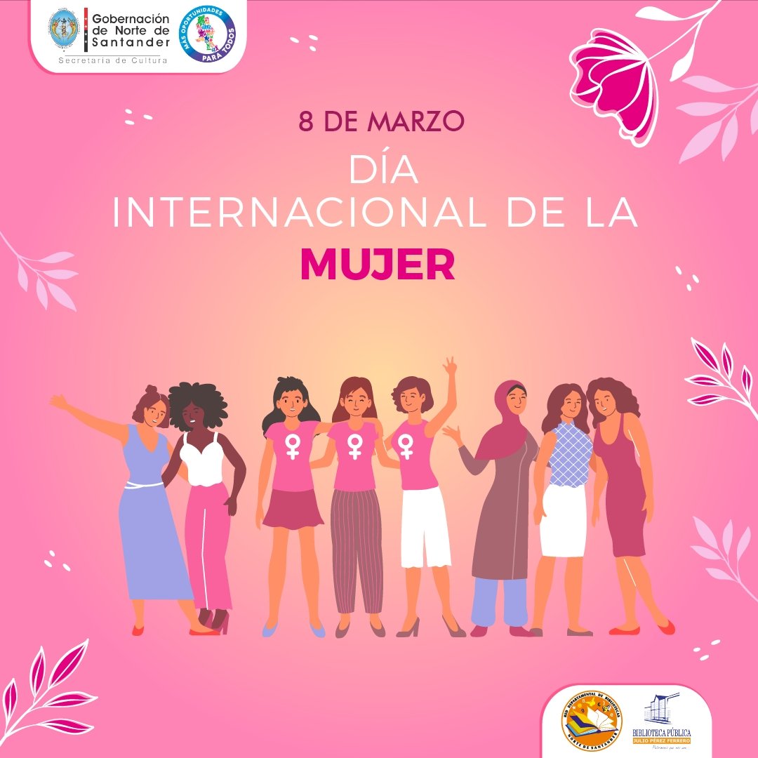 💜 Hoy desde las bibliotecas conmemoramos #eldiadelamujer ♀️

#8marzo #diainternacionaldelamujer 
<a href="/GoberNorte/">Gobernación de Norte de Santander</a> <a href="/RNBPColombia/">Red Nacional de Bibliotecas Públicas de Colombia</a>