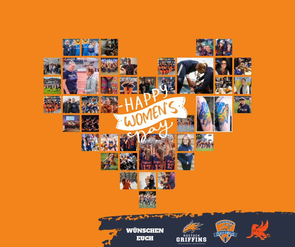 Heute ist Griffins-Girlpower Tag 🏈💙🧡#InternationalWomensDay #Frauentag #WomensDay #LoveToday #EndlichFrei