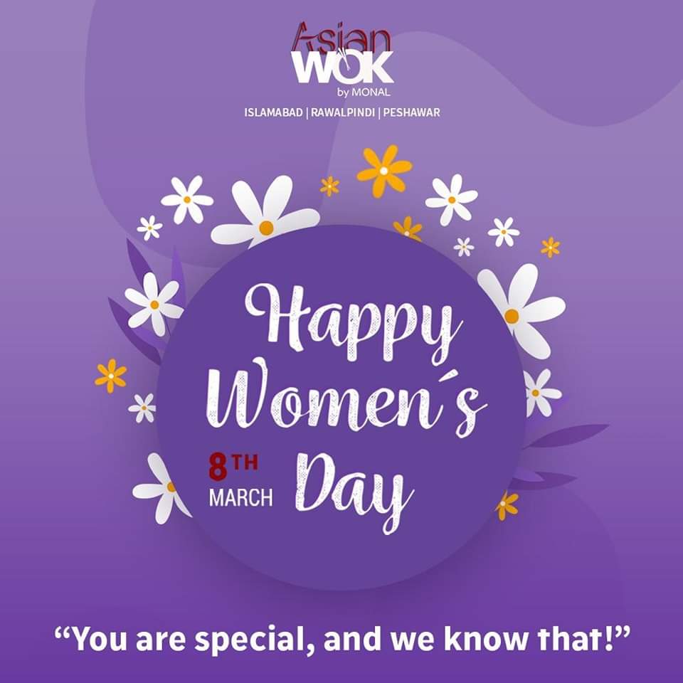 AsianWokPK's tweet photo. Celebrate this Women's day at Asian Wok with friends and family and top up your experience with a free dessert.

#InternationalWomensDay  #WomensDay2023 #womensdayspecial  #WomensDayAtAsianWok #WomenAtMonal https://t.co/vxKIwedxHg