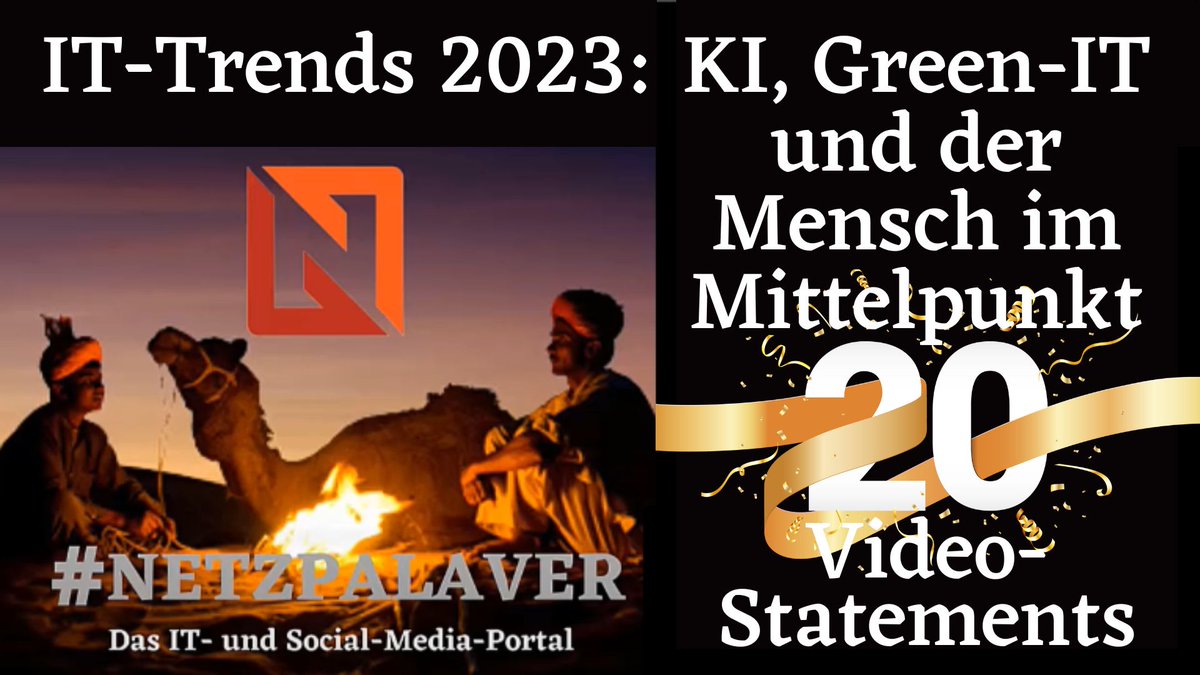netzpalaver's tweet photo. Welcher IT-Trend ist der ausschlaggebendste in 2023?

Statement von Björn Brundert, @vmware_de 
Statement von Jürgen Bernert, #Avision
Statement von Florian Schönknecht, #Eramon

#KI #künstlicheIntelligenz #GreenIT #Energieeffizienz #CO2 #UCC #ITSM

https://t.co/U4wukfjXWn https://t.co/w6UlWk8J15