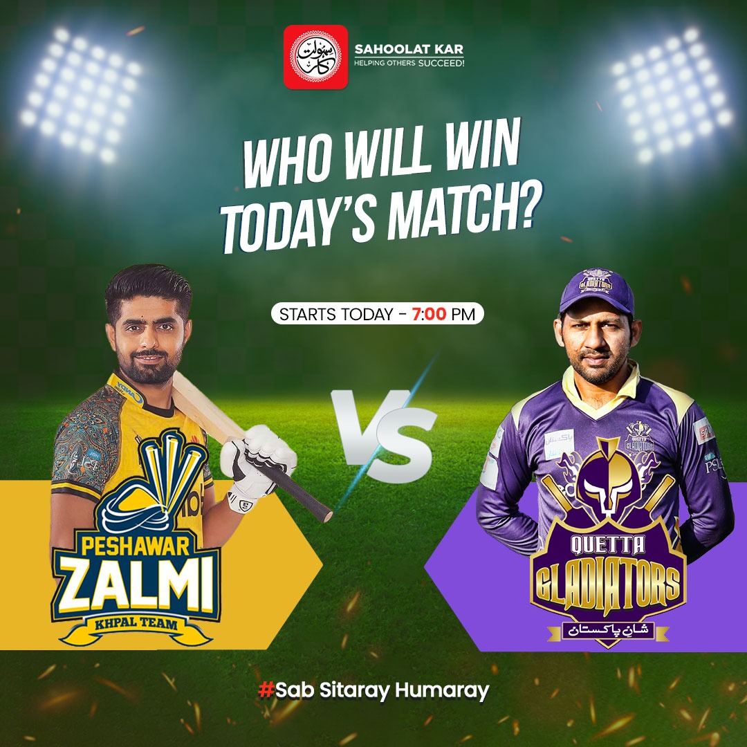 sahoolatkar's tweet photo. It's Peshawar Zalmi VS Quetta Gladiators today 😍
Guess who will win today's match? 🤔
#sahoolatkar #PeshwarZalmi #QuettaGladiators #helpingotherssucceed #Matchday #BossGroup https://t.co/pbIqeGuqLr